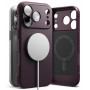 Capa Ringke Onyx Magnetic MagSafe RGK12089 para Apple iPhone 17 Pro Max / 18 Pro Max, bordô