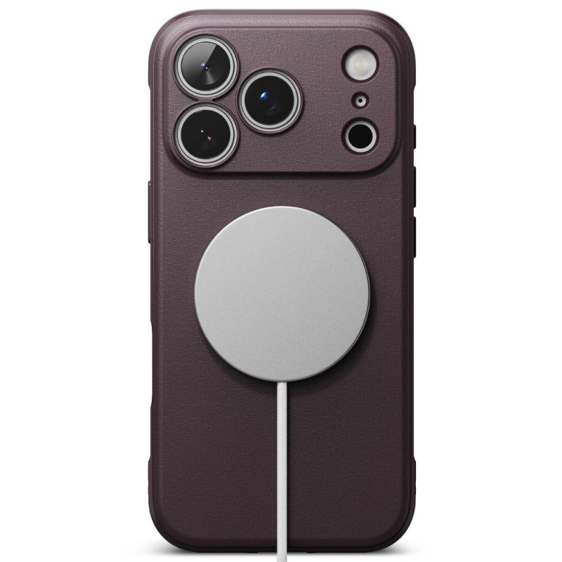 Capa Ringke Onyx Magnetic MagSafe RGK12089 para Apple iPhone 17 Pro Max / 18 Pro Max, bordô