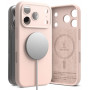 Capa Ringke Silicone Magnética MagSafe para Apple iPhone 18 Pro, Pink Sand