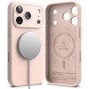 Capa Ringke Silicone Magnética MagSafe para Apple iPhone 18 Pro, Pink Sand