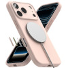 Capa Ringke Silicone Magnética MagSafe para Apple iPhone 18 Pro, Pink Sand