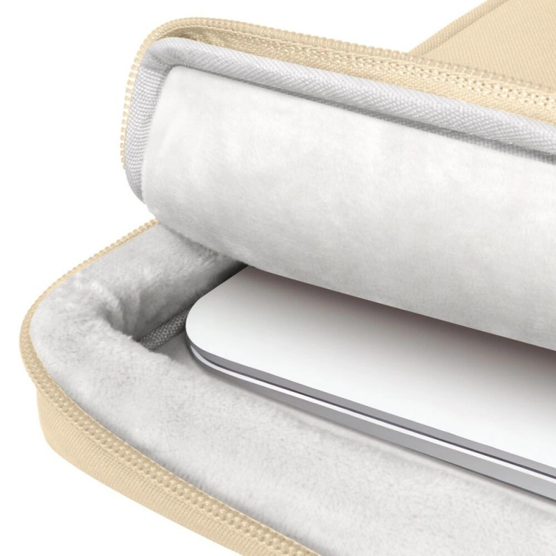 Mala para portátil Tech-Protect Basic Bag 13-14", bege-deserto
