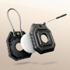 Capa de selagem Kevlar Tech-Protect para Apple AirTag 1 / 2, preta