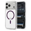 Capa Ultra Hybrid MagSafe Spigen para Apple iPhone 17 Pro / 18 Pro, transparente/bordô