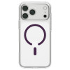 Capa Ultra Hybrid MagSafe Spigen para Apple iPhone 17 Pro / 18 Pro, transparente/bordô
