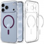 Capa Ultra Hybrid MagSafe Spigen para Apple iPhone 17 Pro Max / 18 Pro Max, transparente/bordô