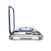 Capa Spigen Ultra Hybrid Optik S MagSafe para Apple iPhone 17 Pro / 18 Pro, transparente/Deep Blue