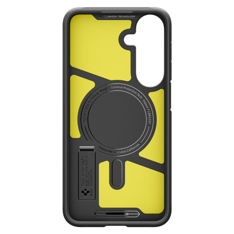 Capa Spigen Tough Armor Mag MagSafe para Samsung Galaxy S25 FE / S26 FE, preta
