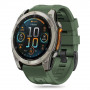 Pulseira de silicone Tech-Protect para Garmin Fenix 5S / 5S Plus / 6S / 6S Pro / 7S / 8 (43 mm), verde militar