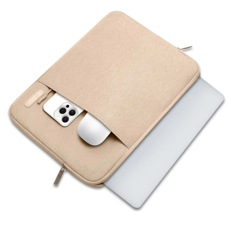 Manga para portátil Tech-Protect Sleevy 13-14", Caffe Latte