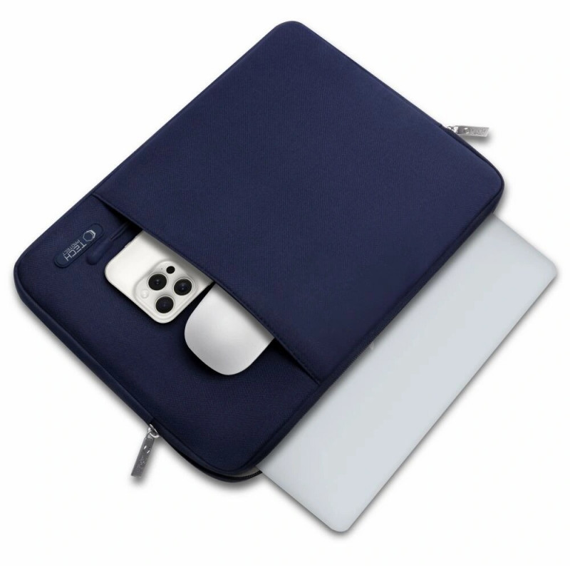 Manga para portátil Tech-Protect Sleevy 13-14", azul-marinho