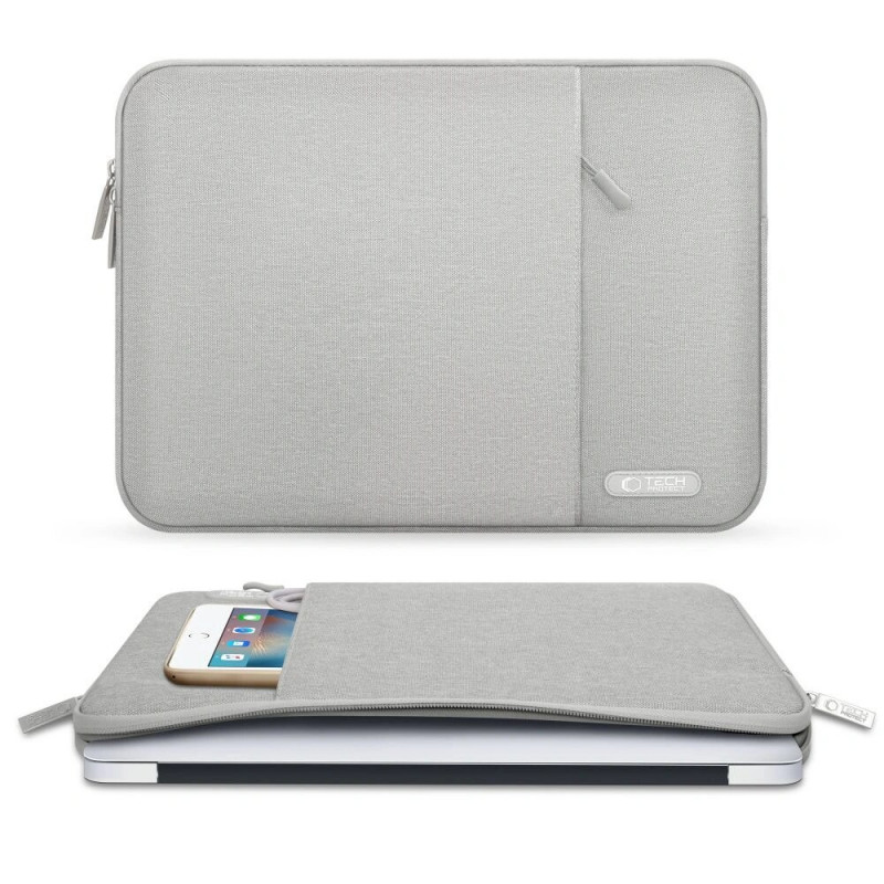 Mala Tech-Protect Sleevy para portátil 13-14", Crayon Grey