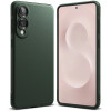 Capa Ringke Onyx para Samsung Galaxy S25 Edge, verde-escuro