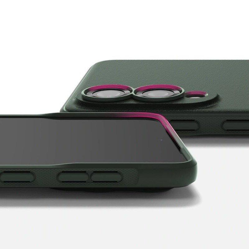 Capa Ringke Onyx para Samsung Galaxy S25 Edge, verde-escuro