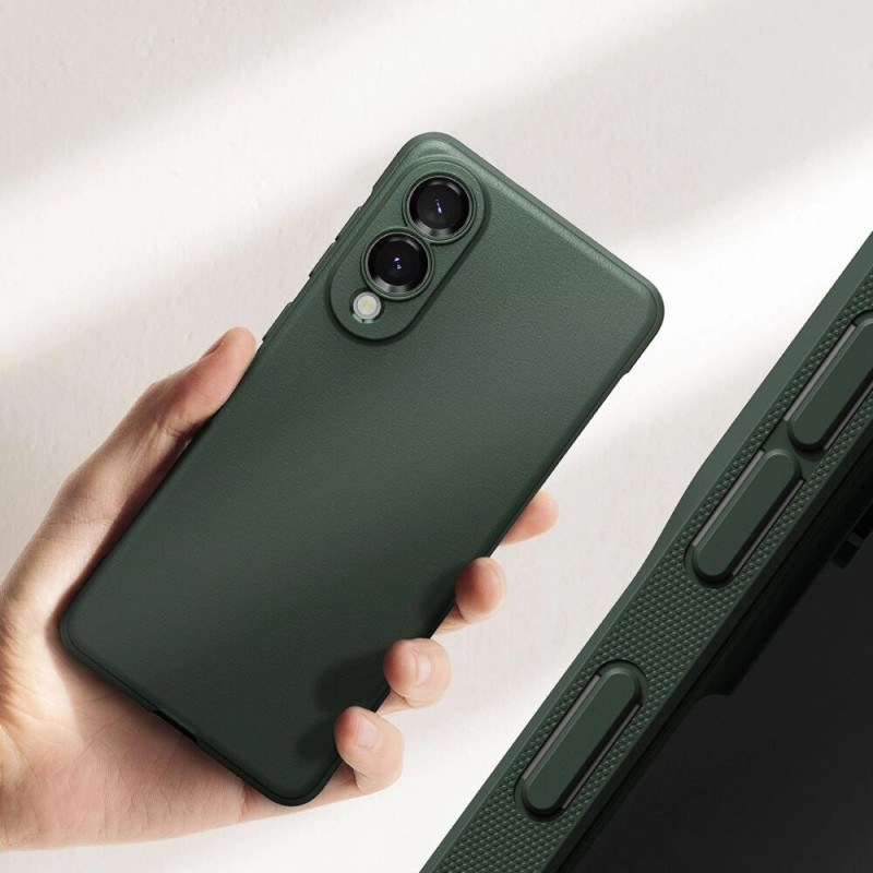 Capa Ringke Onyx para Samsung Galaxy S25 Edge, verde-escuro