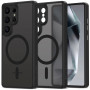 Capa MagSafe Tech-Protect MagCam para Samsung Galaxy S25 Ultra, preto mate