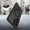 Capa MagSafe Tech-Protect MagCam para Samsung Galaxy S25 Ultra, preto mate