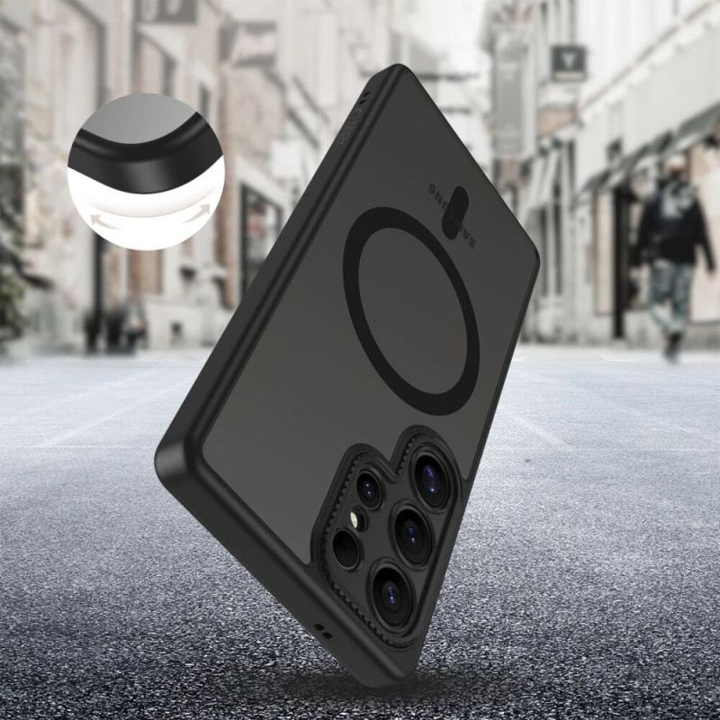 Capa MagSafe Tech-Protect MagCam para Samsung Galaxy S25 Ultra, preto mate