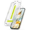 Película de vidro temperado Ringke Easy Slide para Google Pixel 9a (2 unid.), transparente