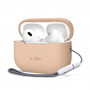 Capa de silicone Tech-Protect para Apple AirPods Pro 1/2, Caffe Latte