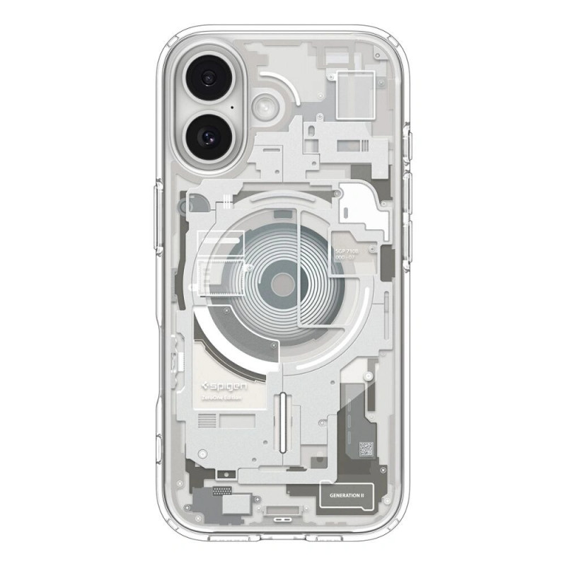 Capa Spigen Ultra Hybrid Mag MagSafe para Apple iPhone 17 Zero One, Natural Titanium