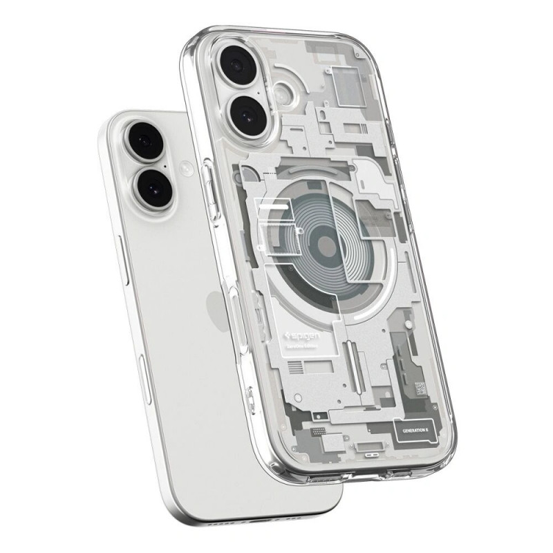 Capa Spigen Ultra Hybrid Mag MagSafe para Apple iPhone 17 Zero One, Natural Titanium