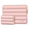 Capa Tech-Protect Puffy para portátil 13-14" com bolsa para acessórios, Dusty Rose