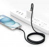 Cabo Tech-Protect Ultraboost DNA USB-C / USB-C PD60W/3A 50 cm, cinzento ferro