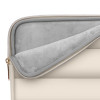 Capa Tech-Protect Puffy para portátil 13-14" com bolsa de acessórios, areia