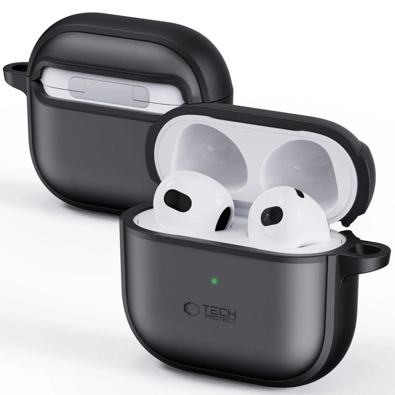 Capa Tech-Protect Magmat para Apple AirPods 4, preto mate