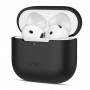 Capa de silicone Tech-Protect THP4140 para Apple AirPods 4, preta