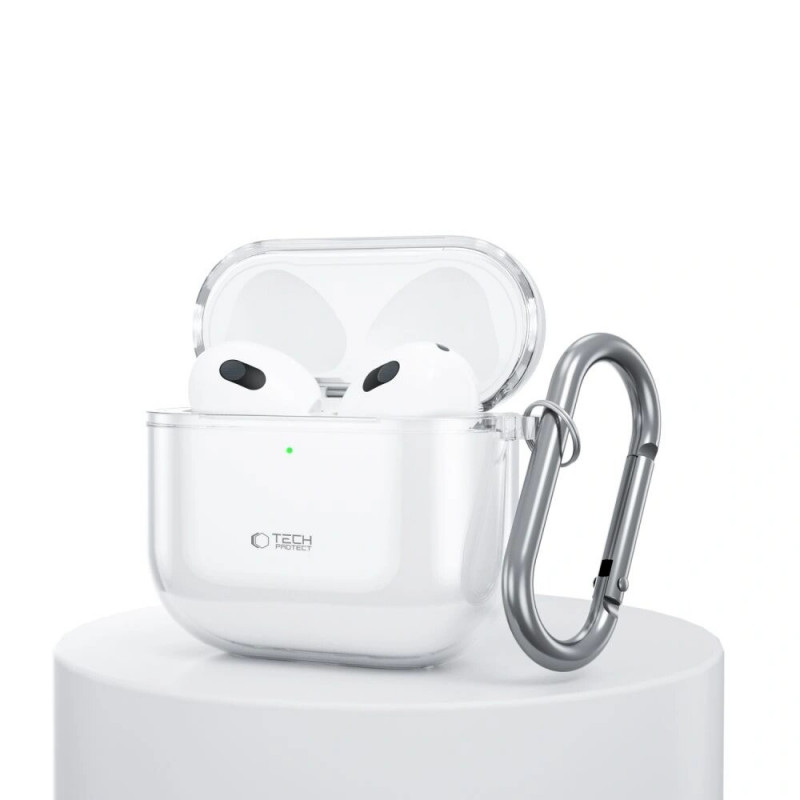 Capa Tech-Protect Flexair para Apple AirPods 4, transparente