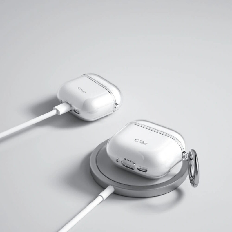 Capa Tech-Protect Flexair para Apple AirPods 4, transparente