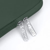 Capa Tech-Protect NeoSlim para portátil 15-16" com bolsa de acessórios, Midnight Green