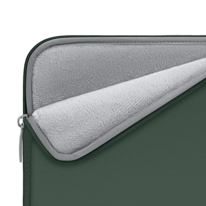 Capa Tech-Protect NeoSlim para portátil 15-16" com bolsa de acessórios, Midnight Green