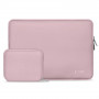 Capa Tech-Protect NeoSlim para portátil 15-16" com bolsa de acessórios, Dusty Rose