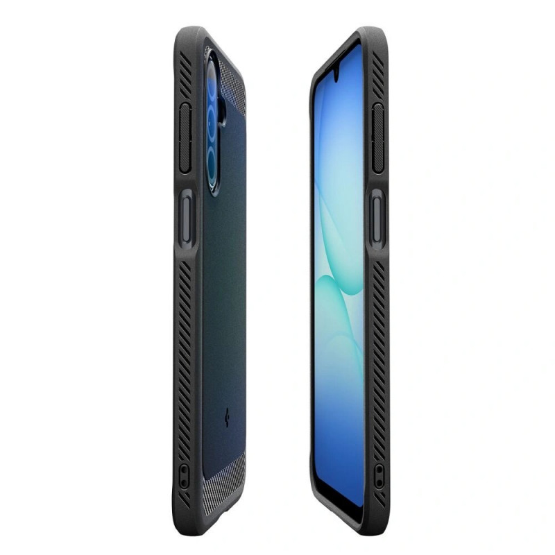 Capa Spigen Rugged Armor ACS09844 para Samsung Galaxy A17 4G / 5G, preto mate