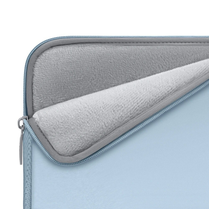 Capa Tech-Protect NeoSlim para portátil 13-14" com bolsa de acessórios, Winter Blue