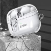 Capa FlexAir Tech-Protect com mosquetão para Samsung Galaxy Buds 3 / 3 Pro, transparente