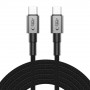 Cabo USB-C / USB-C Tech-Protect Ultraboost DNA PD100W/5A 300 cm, Iron Grey