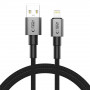 Cabo Tech-Protect Ultraboost DNA USB-A / Lightning 15W/2.4A 100 cm, cinzento ferro | DistriNode