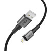 Cabo Tech-Protect Ultraboost DNA USB-A / Lightning 15W/2.4A 100 cm, cinzento ferro | DistriNode