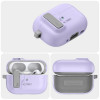 Capa Tech-Protect Slim Hook com mosquetão para Apple AirPods Pro 1 / 2, lavanda