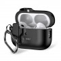 Capa Tech-Protect Slim Hook com mosquetão para Apple AirPods Pro 1 / 2, preta