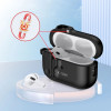 Capa Tech-Protect Slim Hook com mosquetão para Apple AirPods Pro 1 / 2, preta