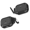 Capa Rough Hook Tech-Protect com mosquetão para Apple AirPods Pro 1 / 2, preta