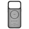 Capa Spigen Enzo Aramid T Mag MagSafe para Apple iPhone 17 Pro / 18 Pro, preta/prateada