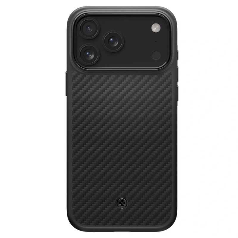 Capa Spigen Enzo Aramid T Mag MagSafe para Apple iPhone 17 Pro Max / 18 Pro Max, preta