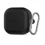 Capa Silicone Hook Tech-Protect para Samsung Galaxy Buds 4 / 4 Pro, preta