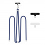 Correia de telefone Tech-Protect C7S Rope Crossbody, azul-marinho/prateado